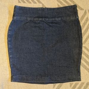 Denim Pencil Skirt